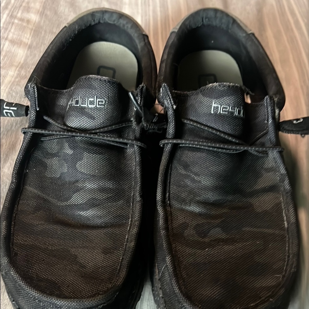 Hey Dude Black Loafers Slip-Ons Casual